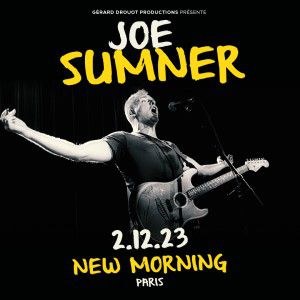 Joe Sumner en concert au New Morning en décembre 2023
