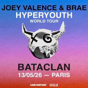 Joey Valence & Brae en concert Le Bataclan en mai 2026