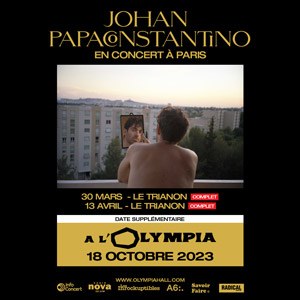 Johan Papaconstantino en concert à L'Olympia