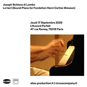 Joseph Schiano Di Lombo Concert Studio L'Accord Parfait Paris 2026