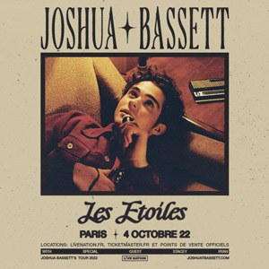 Billets Joshua Bassett Les Étoiles - Paris mardi 4 octobre 2022