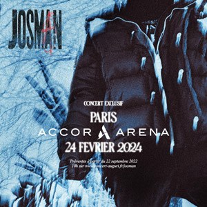 Josman en concert à l'Accor Arena en 2024