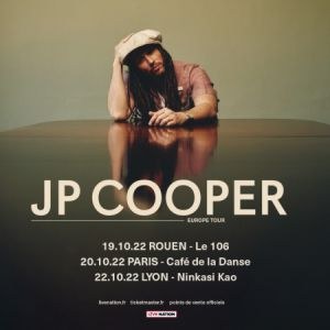 Jp Cooper en concert au Café de la Danse en 2022