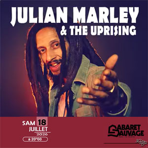 Julian Marley and The Uprising Concert Cabaret Sauvage Paris 2026