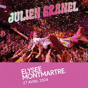 Julien Granel en concert à l'Elysée Montmartre en avril 2024