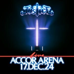 Justice en concert à l'Accor Arena en décembre 2024