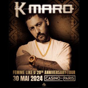 K. Maro en concert au Casino de Paris en mai 2024