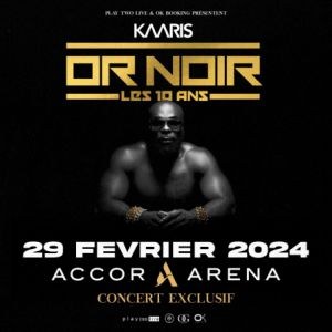 Kaaris en concert à l'Accor Arena le 29 février 2024