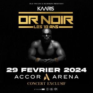 Kaaris en concert à l'Accor Arena le 29 février 2024