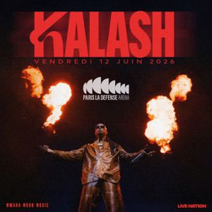 Kalash en concert Paris La Défense Arena le 12 juin 2026