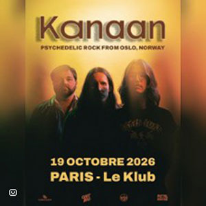 Kanaan à Paris : concert, date et billets