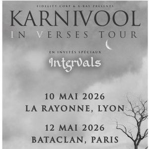 Karnivool en concert Le Bataclan le 12 mai 2026
