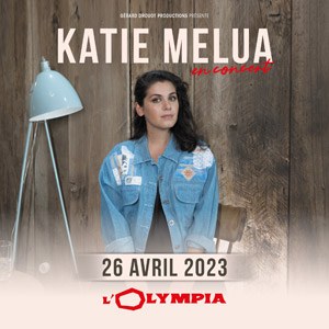 Billets Katie Melua L'Olympia - Paris mercredi 26 avril 2023