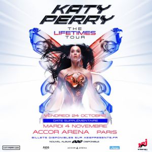 Katy Perry en concert à l'Accor Arena en novembre 2025