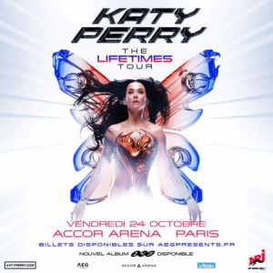 Katy Perry en concert à l'Accor Arena en octobre 2025