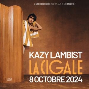 Kazy Lambist en concert à La Cigale en octobre 2024