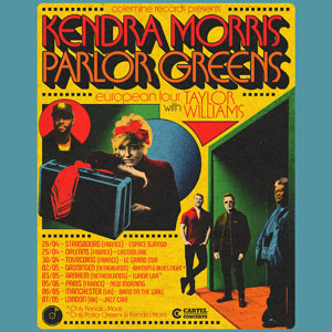 Kendra Morris + Parlor Greens + Taylor Williams en concert New Morning en 2026