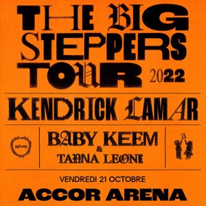Kendrick Lamar en concert à l'Accor Arena