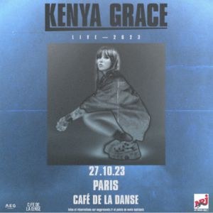 Kenya Grace en concert au Café de la Danse en octobre 2023