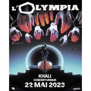 Khali L'Olympia lundi 22 mai 2023