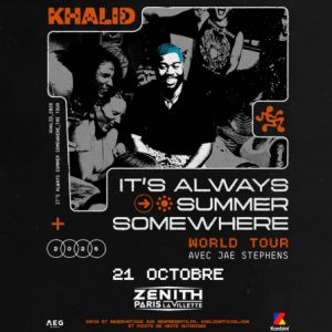 Khalid Concert Zénith Paris - La Villette Paris 2026
