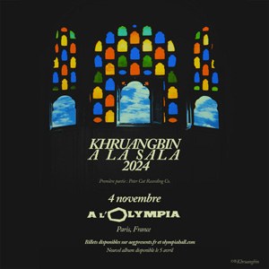 Khruangbin en concert à l'Olympia en novembre 2024