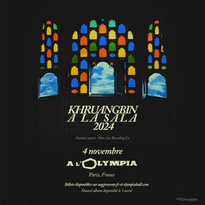 Khruangbin en concert à l'Olympia en novembre 2024