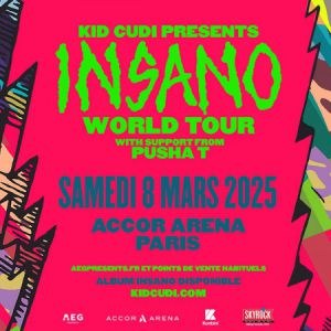 Kid Cudi en concert à l'Accor Arena en mars 2025