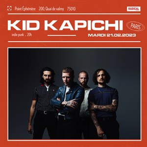 Kid Kapichi en concert au Point Ephemere en 2023