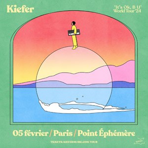 Kiefer en concert au Point Ephemere en février 2024