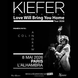 Kiefer Sutherland Alhambra Paris 2026