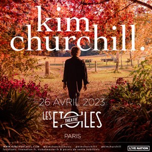 Kim Churchill en concert au théâtre Les Étoiles en 2023