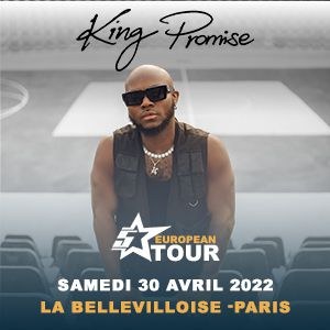 King Promise en concert à La Bellevilloise en 2022