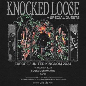 Knocked Loose en concert à l'Elysée Montmartre en 2024