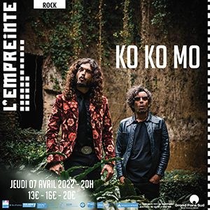 Ko Ko Mo en concert à L'Empreinte en avril 2022