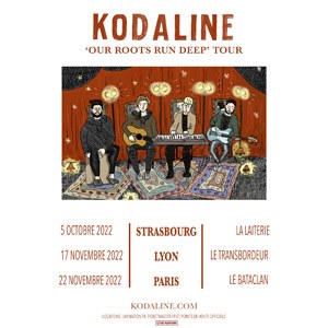 Kodaline en concert au Bataclan en novembre 2022