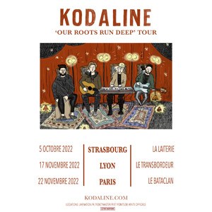 Kodaline en concert au Bataclan en novembre 2022