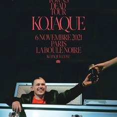 Kojaque en concert à La Boule Noire en novembre 2021