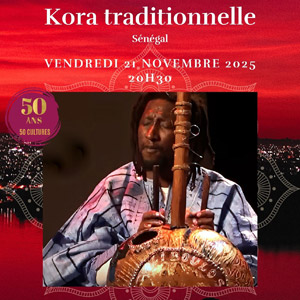 Kora traditionnelle du Sénégal - Ali Boulo Santo Cissoko Théâtre Mandapa