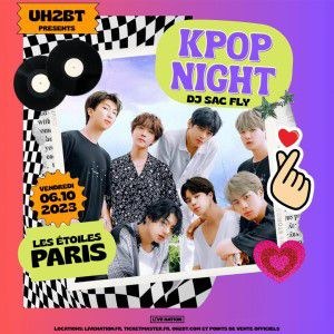 Kpop Night en concert Les Étoiles le 6 octobre 2023