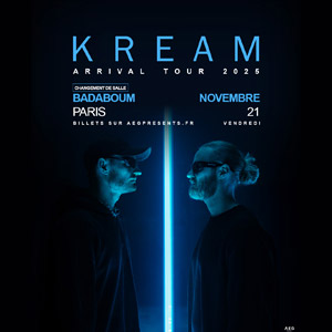 Kream en concert Badaboum le 21 novembre 2025