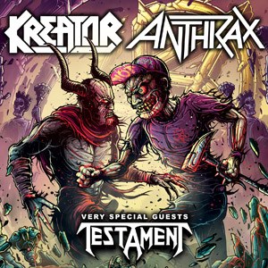 Kreator et Anthrax au Zénith de Paris en novembre 2024