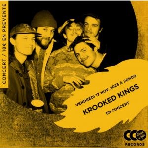 Krooked Kings en concert à Supersonic Records le 17 octobre 2023