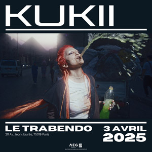 kukii en concert au Trabendo en avril 2025