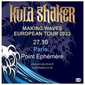 Kula Shaker en concert au Point Ephemere le 27 octobre 2023