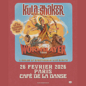 Kula Shaker en concert Café de la Danse en février 2026