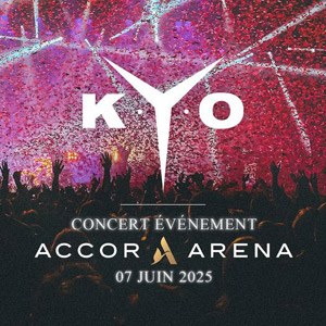 Kyo en concert à l'Accor Arena en juin 2025