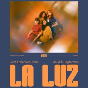 La Luz en concert au Point Ephemere en septembre 2024