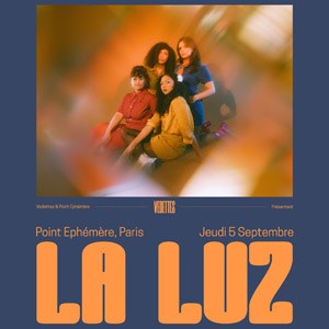 La Luz en concert au Point Ephemere en septembre 2024