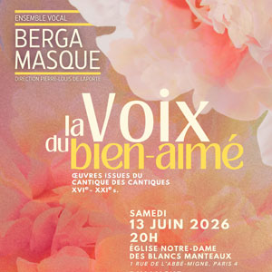 La voix du bien-aimé Concert Église Notre-Dame des Blancs Manteaux
